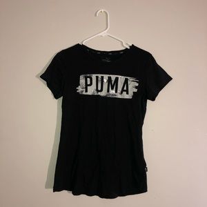 black puma t-shirt